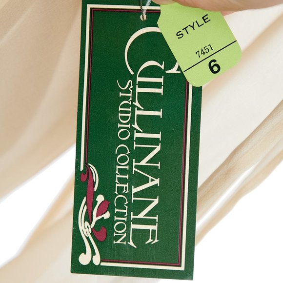 Vintage Deadstock Cullinane 100% Silk Embroidered Blouse Size 6 NOS - Picture 7 of 12